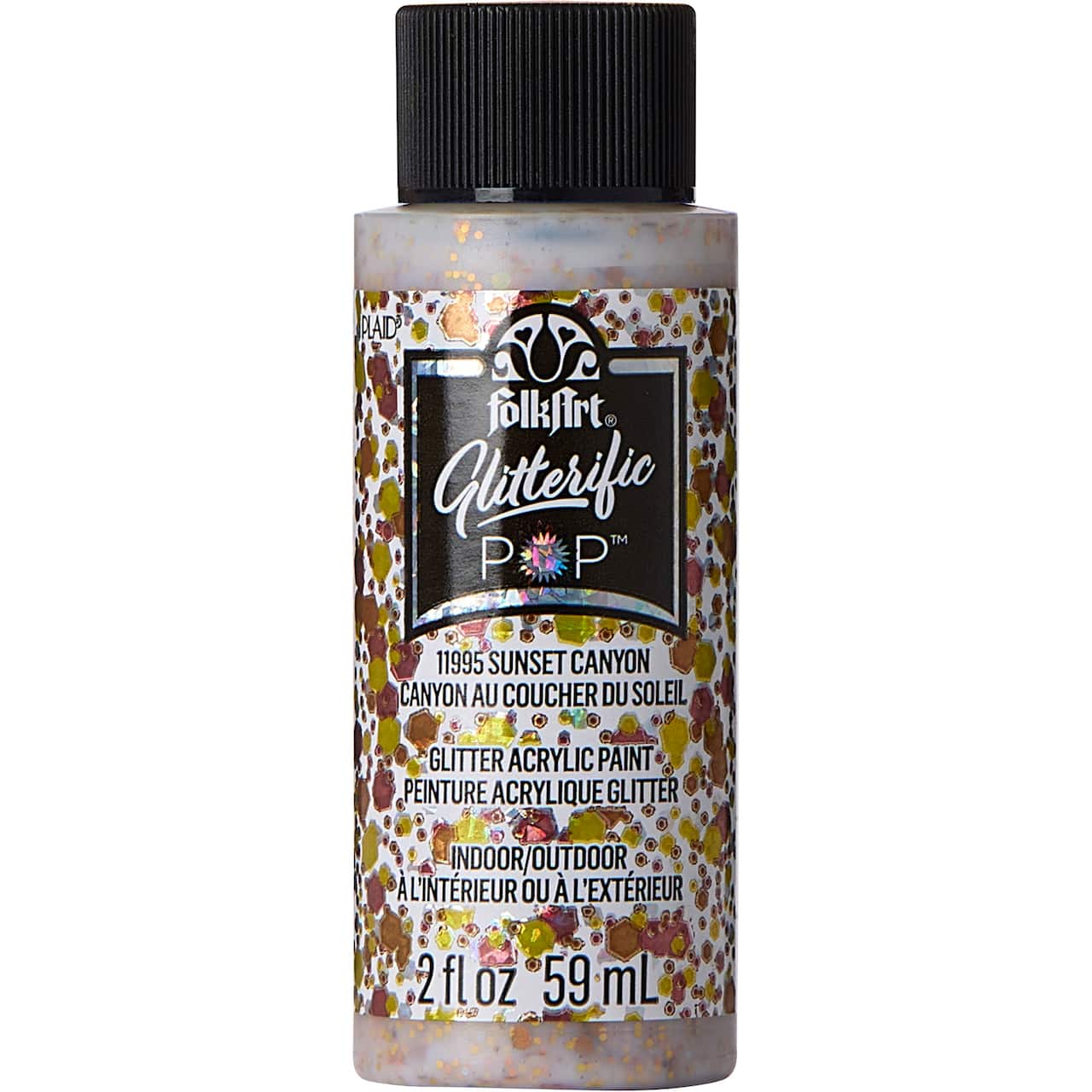 FolkArt® Glitterific Pop™ Acrylic Paint, 2oz.